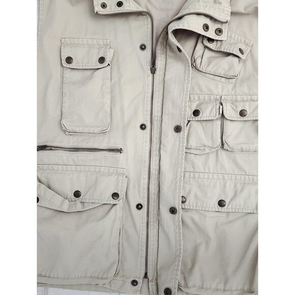 TravelSmith Fishing Hiking Vest Men's XL Snap Pockets Outdoor Zip Safari Utility - Picture 5 of 8